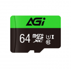 Карта памяти AGI microSDXC 64GB AGI Memory Card Choice TF138 AGI064GU1TF138-R2 UHS-I U1 Class 10, Adapter, 100/ 30 MB/ s, RTL 2 in 1 (AGI064GU1TF138-R2)