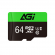 Миниатюра товара - Карта памяти AGI microSDXC 64GB AGI Memory Card Choice TF138 AGI064GU1TF138-R2 UHS-I U1 Class 10, Adapter, 100/ 30 MB/ s, RTL 2 in 1 (AGI064GU1TF138-R2)