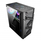 Корпус ALSEYE Warrior-B Mini-ITX/Micro ATX/ATX, USB2.0*2+HD Audio+USB3.0*1, H.D.D.(3.5")*2pcs+S.S.D(2.5")*2pcs, 354*185*413mm (AS.07.0002)