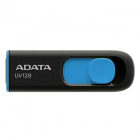 Флеш Диск A-Data 64Gb DashDrive UV128 AUV128-64G-RBE USB3.0 черный/ синий (AUV128-64G-RBE)