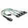 30AWG Ipass to 4SATA 90/ 90/ 70/ 70CM W/ 90CM SB, (CBL-SAST-0388L-02)