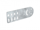 Пластина шарнирная h=80мм HDZ IEK (CLM51D-PSH-080-HDZ)