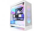 Корпус ПК без блока питания/ Case NZXT H7 Flow RGB, Midi-Tower, TG, 3x120mm RGB, 2xUSB-A 3.2 + 1xUSB-C 3.2, E-ATX, ATX, mATX, mITX White (CM-H72FW-R1)