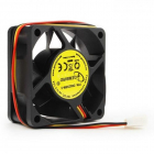 Вентилятор в корпус Gembird D6025SM-3 60x60x25, втулка, 3 pin, провод 25 см , OEM (100) (D6025SM-3)