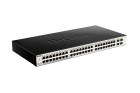 Коммутатор D-Link DGS-1210-52/ ME/ B1A, L2 Managed Switch with 48 10/ 100/ 1000Base-T ports and 4 1000Base-X SFP ports.16K Mac address, 802.3x Flow Control, 4K of 802.1Q VLAN, 802.1p Priority Queues, Traffic Segmen, (DGS-1210-52/ ME/ B1A)