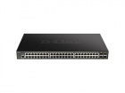 Коммутатор D-Link DGS-1250-52XMP/RU/A1A 48x1Гбит/с 4SFP+ 370W управляемый (DGS-1250-52XMP/RU/A1A)