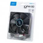 Вентилятор для корпуса Deepcool XFan 120 120х120x25 черный 3-pin 4-pin (Molex) 24дБ (DP-FDC-XF120) Ret [DP-FDC-XF120] (DP-FDC-XF120)