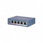 Коммутатор Hikvision DS-3E0505P-E/ M 5x1Гбит/ с 4PoE+ 35W неуправляемый (DS-3E0505P-E/ M)