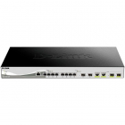 Коммутатор D-Link DXS-1210-12TC (L2) 8x10Гбит/ с 2xКомбо(10GBase-T/ SFP+) 2SFP+ настраиваемый (DXS-1210-12TC)