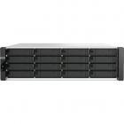 Сетевое хранилище без дисков/ Enterprise QNAP ES1686dc-R2-2123IT-64G Network RAID drive, two controllers, 16 3.5"/2.5" SAS 12 Gbps bays, rack-mounted, 2 power supplies, 2 x Intel Xeon D-2123IT, 2.2 GHz (3.0 GHz), 64 GB DDR4. (ES1686DC-R2-2123IT-64G)