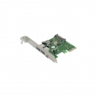 Контроллер ExeGate EXE-323 (PCI-E x1 v2.0, 2*USB3.0 ext. + 1*Type-C, VIA Labs Chipset VL805), (EX283719RUS)
