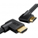 Миниатюра товара - GCR Кабель 1.0m HDMI 2.0, M правый угол /M правый угол, черный, UHD 4K 60Hz/5K 30Hz, HDR 4:2:2, 3D, AUDIO, 18.0 Гбит/с, 2 Х экран (GCR-52312)