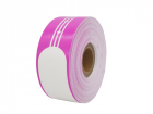 Браслеты (рулон) для термопечати Ninestar (G&G) wristband, 35 mm/ 260 mm, core 24 mm, 100 per roll, clips included - PINK (GG-RL-B-RF2)