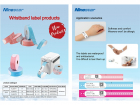 Браслеты в рулоне Ninestar (G&G) WHITE wristband, 35 mm/ 260 mm, core 24 mm, 100 per roll, clips included (GG-RL-B-RF4)