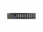 Коммутатор Коммутатор Zyxel GS1100-16S, 16xGE, rack 19", DIP-switch, бесшумный (GS1100-16S-EU0101F)