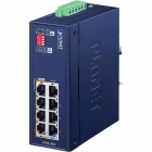 Инжектор Инжектор/ PLANET IPOE-470 IP30 Industrial 4-port 10/ 100/ 1000T 95W 802.3bt PoE++ Injector Hub (240 Watts PoE budget, PoE Usage LED, BT&PoH/ Force DIP switch, -40~75 degrees C, dual 48V~54V DC), (IPOE-470)