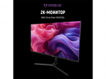 Изображение для Монитор 27" IRBIS SMARTVIEW 27 LED Monitor 2560x1440, 16:9, IPS, 350 cd/m2, 1500:1, 3ms, 178°/178°, HDMI, DP, USBх2, USB-C(65W), Audio output, 100Hz Height Tilt Swiv Pivot Speak внешн. Бп Black 3 (ISM27QIDL) - 2 из 2
