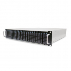 Корпус AIC J2024-02-03X_XJ1-20242-07 J2024-02, 2U, 24xSATA/ SAS HS 2, 5" bay, hot swap JBOD, 2xSAS 12G expander with 3xSFF-8644, 2xBMC, 549W 1+1 redundant 80+ Platinum, w/ o rails, w/ o bezel (J2024-02-03X_XJ1-20242-07)