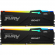 Миниатюра товара - Оперативная память Kingston 64GB 6000MT/ s DDR5 CL30 DIMM (Kit of 2) FURY Beast RGB EXPO