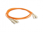 Патч-корд Lanmaster LAN-2SC-2SC/OM2-2.0 2x50/125 OM2 SC дуплекс-SC дуплекс 2м LSZH оранжевый (LAN-2SC-2SC/OM2-2.0)