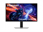 Монитор Samsung 27" Odyssey OLED G6 G60SF S27FG602SI OLED 16:9 2560x1440x500Hz 0, 03ms 300cd 1M:1 178/ 178 1млрд HDMI DP USB 3.2 Gen1x2 Tilt Swiv HAS Pivot БП внешн VESA Silver (LS27FG602SIXCI)