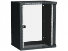 ITK Шкаф LINEA WE 15U 600x450мм дверь стекло черный (LWE5-15U64-GF)