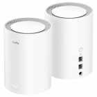 Wi-Fi Mesh-система Wi-Fi Mesh-система/ AX1800 Wi-Fi 6 Mesh Solution 2-Pack, Chipset MediaTek, Dual-Band, 802.11ax/ ac/ a/ b/ g/ n, 1201Mbps at 5GHz + 574Mbps at 2.4GHz, 2 Gigabit Ethernet Ports, 4 internal antennas, MU-MIMO, DDNS, Zerotier/ Wireguard/ OpenVPN/ IPSec/ L2TP/ PPTP VPN, DNS over Cloudflare/ Google/ Quad9, IPv6, Seamless Roaming, WPA3, TR069/ TR098/ TR111/ TR181, Cudy Mesh, Cudy APP, (M1800(2-PACK))
