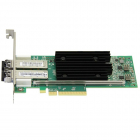 Сетевой адаптер Qlogic QLE2772-SR-SP (MA2810401-C4 А) 32Gb/ s FC HBA, 2-port, PCIe v4.0 x8, LowProfile, LC SR MMF, В комплекте две планки (LP + FH) (MA2810401-C4 А)