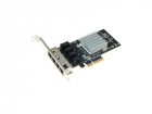 Сетевой адаптер STLab N-1060 4x1GbE, PCIe 2.1 x4, RJ45, BCM5719, Ethernet Adapter (NE-Z10-2410-00-00012)