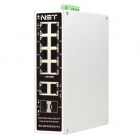 Промышленный PoE коммутатор Gigabit Ethernet на 10 портов/ Промышленный PoE коммутатор Gigabit Ethernet на 10 портов. Порты: 8 x GE (10/ 100/ 1000Base-T) с PoE (до 30W) + 2 x GE RJ45 (10/ 100/ 1000Base-T)+ 2 GE SFP (1000Base-X). Соответствует стандартам PoE IEEE 802.3af/ at. Автоматическое определение PoE устройств. Встроенная грозозащита - 8kV. Суммарная мощность PoE до 240W. Питание DC44-56V(250W). БП в комплект НЕ входит. Размеры (ШхВхГ): 44x155x135мм. Монтаж на DIN-рейку. Рабочая температура