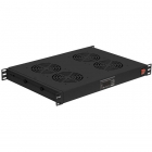 Модуль вентиляторный NTSS (NTSS-FAN4/ 19T-BL) 4 вент. черный (упак.:1шт), (NTSS-FAN4/ 19T-BL)