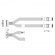Миниатюра товара - Кабель JPC P7352DN00800-1 Cable MCIO x8 74P (прямой Straight Type) -TO- 2x OCuLink x4 42P (прямой Straight Type) , 85 Ohm, L:80cm (P7352DN00800-1)