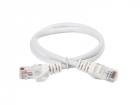 Коммутационный шнур (патч-корд), кат.5Е UTP, 2м, белый (PC08-C5EU-2M)
