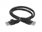ITK Коммутационный шнур (патч-корд) кат. 6 UTP LSZH 2м чёрный, (PC09-C6UL-2M)