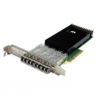 Сетевая карта Silicom 10Gb PE310G4I71LB-XR Quad Port Fiber 1/ 10 Gigabit Ethernet PCI Express Server Adapter 8 Gen3, Low Profile, with lower I/ O metal bracket opening, Based on Intel® XL710, Low-profile, (PE310G4I71LB-XR)