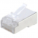 Миниатюра товара - Разъем Hyperline PLUG-8P8C-U-C6-SH-100 RJ-45(8P8C) под витую пару, категория 6 (50 ?"/ 50 микродюймов), экранированный, универсальный (для одножильного и многожильного кабеля), 100шт (PLUG-8P8C-U-C6-SH-100)