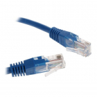 Патч-корд медный UTP Cablexpert PP10-0.25M/B кат.5e, 0.25 м, литой, многожильный (синий) (PP10-0.25M/B)