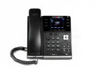 Профессиональный VoIP телефон, 6 линий SIP, 37 клавиш, 6 клавиш быстрого набора с возможностью отображать статус абонента, графический ЖК дисплей с подсветкой “320*240”, 2 порта Ethernet RJ-45 LAN/PC 10/100/1000Mbps, поддержка PoE (БП в комплекте) (QVP-500PR)