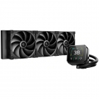 Система водяного охлаждения Deepcool Spartacus 420 Soc-AM5/AM4/1200/1700/1851 черный 4-pin 19-36dB Al LCD Ret (R-SPT420-BKDSMP-G-1) (R-SPT420-BKDSMP-G-1)