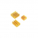 Миниатюра товара - Набор радиаторов ACD RA539 Gold 3 in 1 Heat Sink Set Aluminum (15x10x5мм, 14x14x6мм и 8.8x8.8x5мм) for Raspberry Pi 4B комплект из 3шт (RA539)