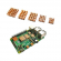 Миниатюра товара - Набор радиаторов №2 ACD 5 in 1 Pure Copper HeatSink для Raspberry 4B 1шт. 17х17х5mm 1шт. 14х10х5mm 1шт. 12х13х5mm 2шт. 5х5х5mm (RA603-1)