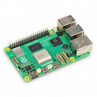 Одноплатный компьютер Raspberry Pi 5 4GB RAM Retail, (RA770) Broadcom BCM2712 Quad core Cortex-A76 64-bit CPU, VideoCore VII GPU, Dual 4Kp60 HDMI display output, 4Kp60 HEVC decoder, 802.11ac WiFi, Bluetooth, 2x USB 3.0, 2xUSB 2.0, 2x micro-HDMI, Разъем пит, (RA770)