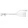 Миниатюра товара - Кабель Amphenol RSL38-1277 Cable Slimline SASx4 (SFF8654) -to- 4 SATA (7pin) , 100 Ohm, (6G), 100CM (RSL38-1277)