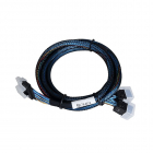 Кабель Amphenol RSL74-7657 Slimline SASx8 (SFF8654) -to- 2 SAS HD x4 (SFF8643 SAS Connections), 80CM, (аналог Broadcom 05-60003-00) (RSL74-7657)