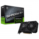 Видеокарта MSI PCI-E 5.0 RTX 5050 8G SHADOW 2X NVIDIA GeForce RTX 5050 8Gb 128bit GDDR6 2572/ 20000 HDMIx1 DPx3 HDCP Ret (RTX 5050 8G SHADOW 2X)