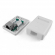 Миниатюра товара - Hyperline SB1-1-8P8C-C5e-SH-WH Розетка компьютерная RJ-45(8P8C), категория 5e, экранированная, одинарная, внешняя, Dual IDC, (SB1-1-8P8C-C5E-SH-WH)