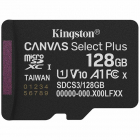 Карта памяти Kingston Canvas Select Plus microSDXC 128Gb Class 10 Flash U1 V10 R/ W 100/ 85 MB/ s no adapter, (SDCS2/ 128GBSP)