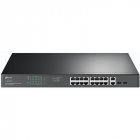 Коммутатор 18-port gigabit Unmanaged switch with 16 PoE+ ports, 18 10/ 100/ 1000Mbps RJ-45 port, 2 combo SFP ports, (TL-SG1218MP)