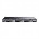 Коммутатор TP-Link SG5452X, Omada 48-Port Gigabit Stackable Lite L3 Managed Switch with 4? 10G Slots