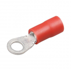Клемма KLS8-01103-RVS1.25-3.5 SG57600 (TRI-1.25-3S) (VF1.25-3A), тип "О" 3.7мм, изолированная, провод 0.25-1.5 (красная)\KLS (SG57600)
